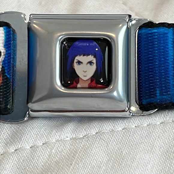 Buckle Down Kids Ghost in the Shell Seatbelt Belt NWT - Picture 3 of 8